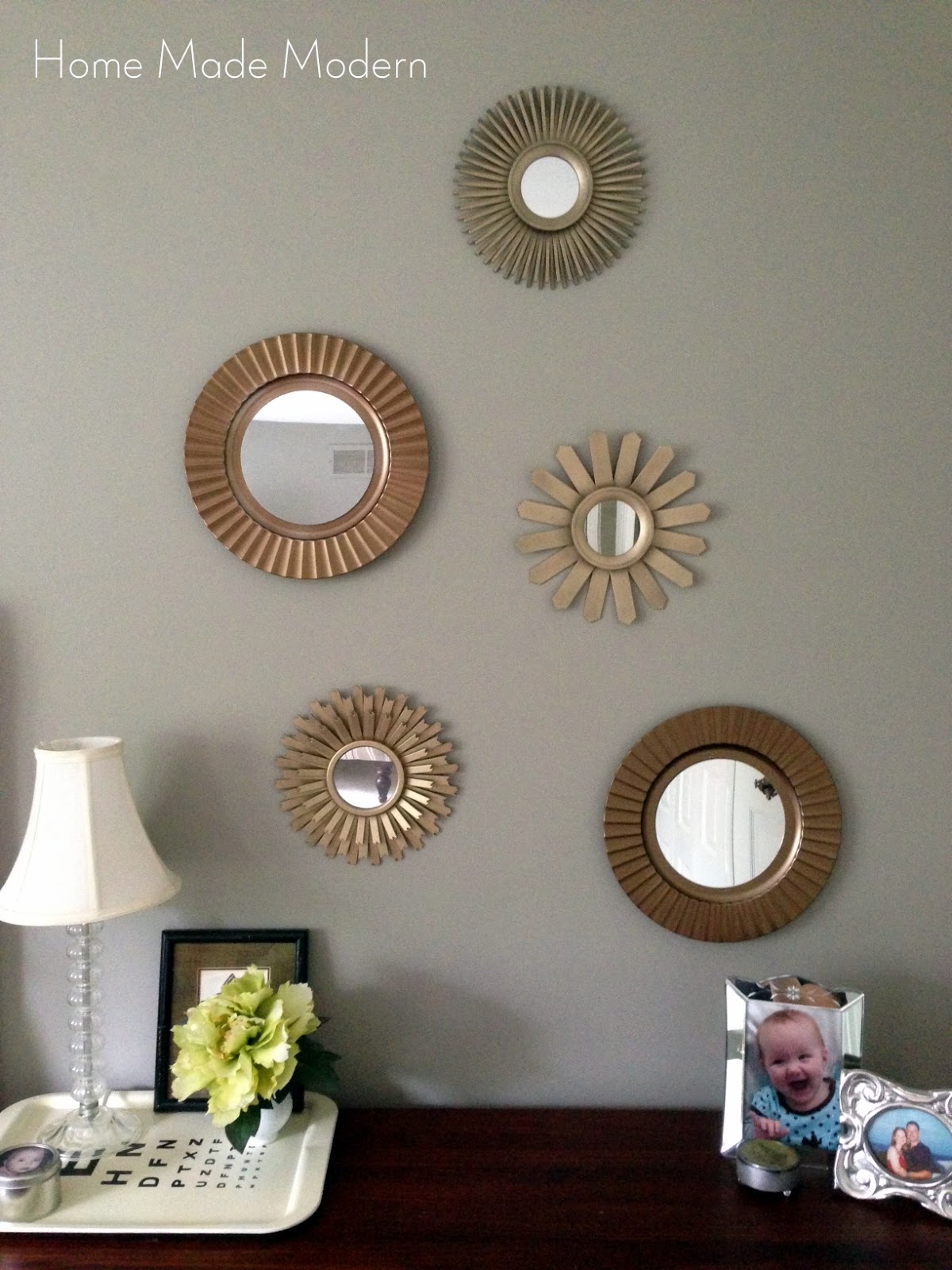Home Made Modern Tightwad Tuesday Sunburst Mirrors for 8