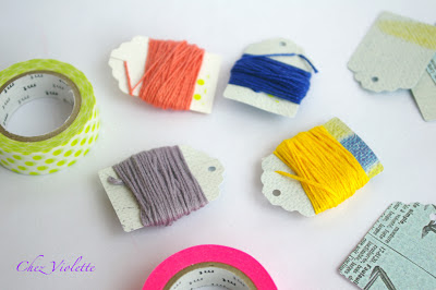 DIY skein /Tutoriel écheveaux - chez violette