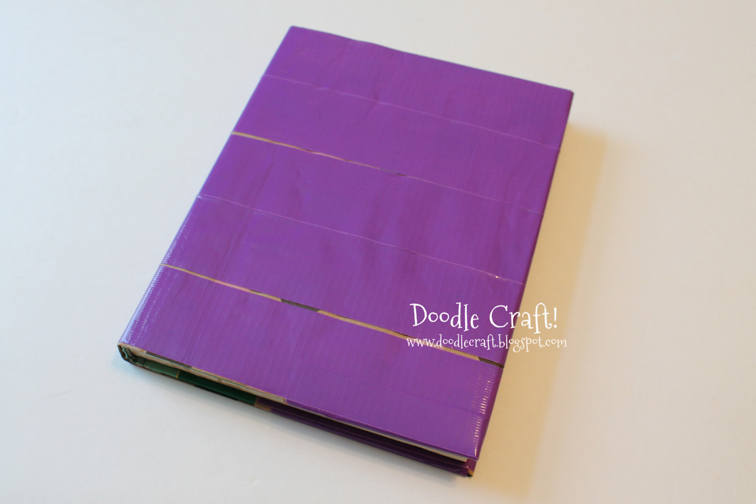 Doodlecraft How to Cover a Textbook with Duct Tape!