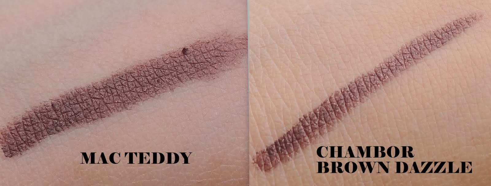 Mac Teddy Eye Kohl Dupe Chambor Brown Dazzle Eyeliner Peachesandblush