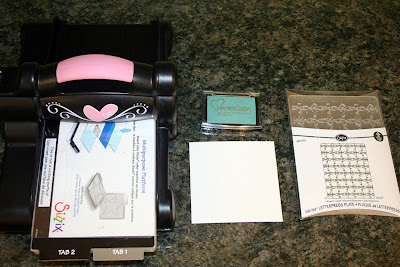 ink sizzix letterpress its plate