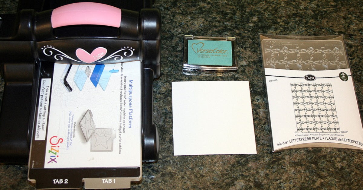 Oh My Crafts Blog How To Use Sizzix InkIts Letterpress Plates!
