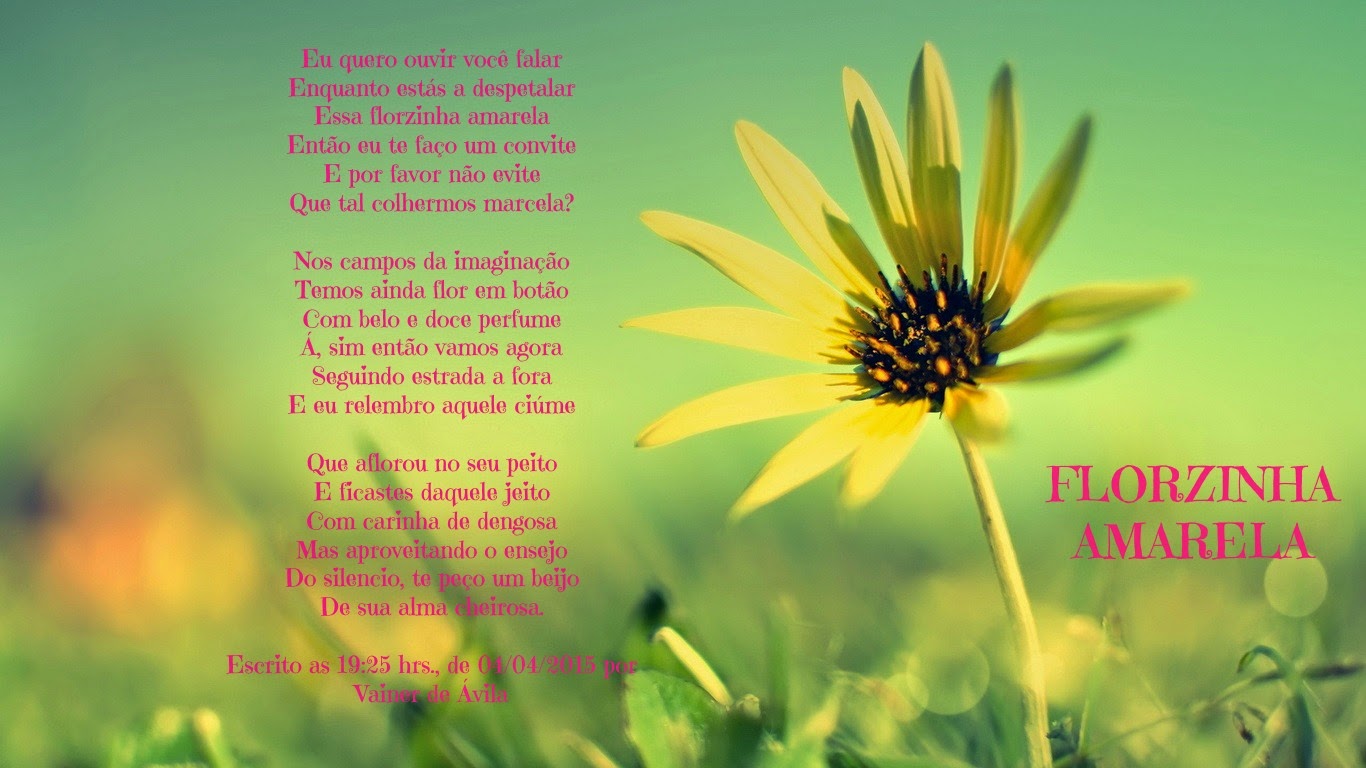 Nelson Ricardo Um Poeta Romantico Florzinha Amarela