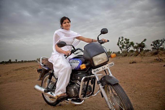 Desi Girls On Bike