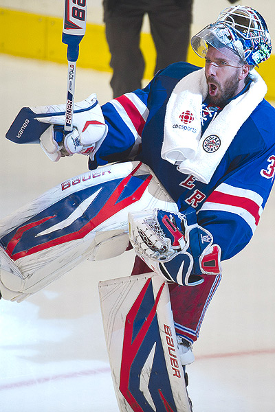 Lundqvist's Back to the Future mask to be auctioned for charity - Sports  Illustrated
