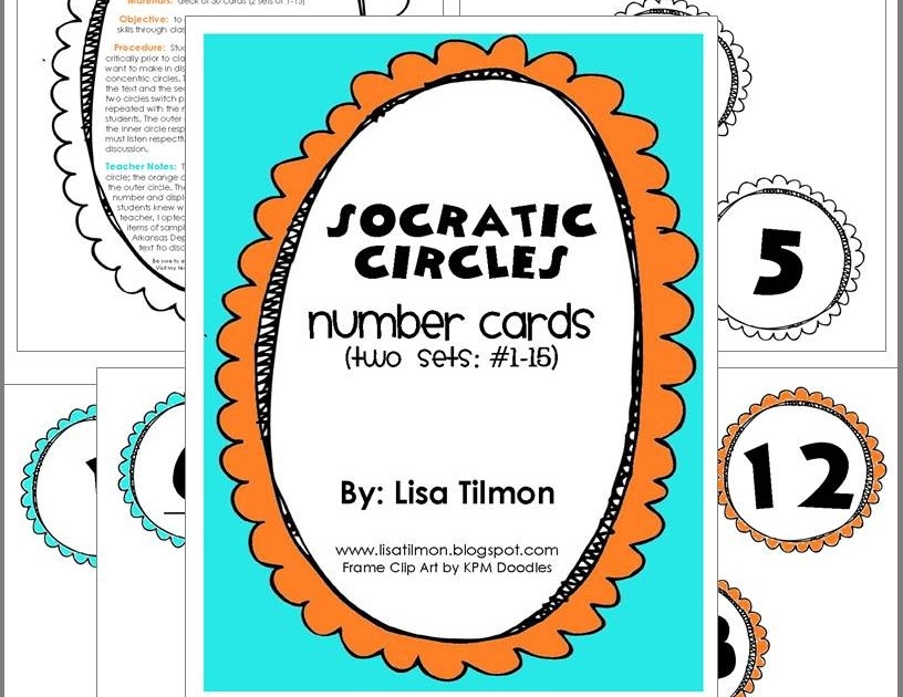 Mrs. Tilmon Says...: Socratic Circles in Math
