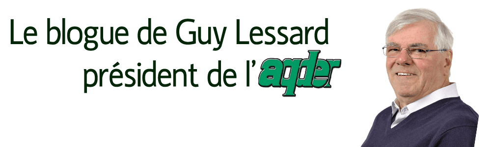 Blogue de Guy Lessard, prés. AQDER