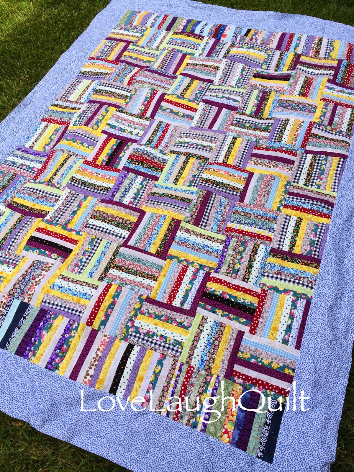 Love Laugh Quilt String Quilt