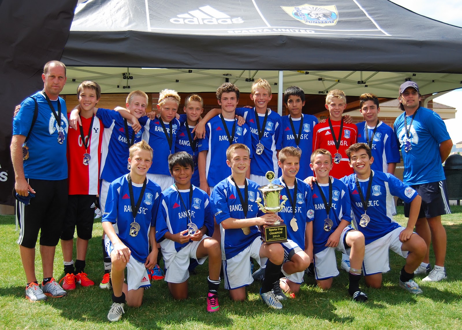 Utah Rangers F.C. Home Page: Sparta Cup Champions 