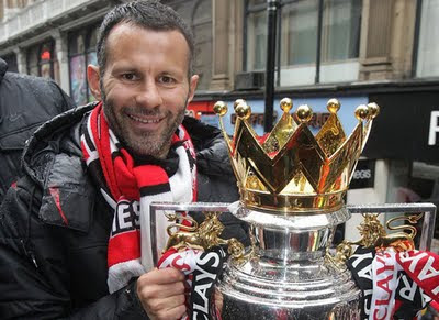 Ryan Giggs Manchester United Champions Barclays Premier League Parade