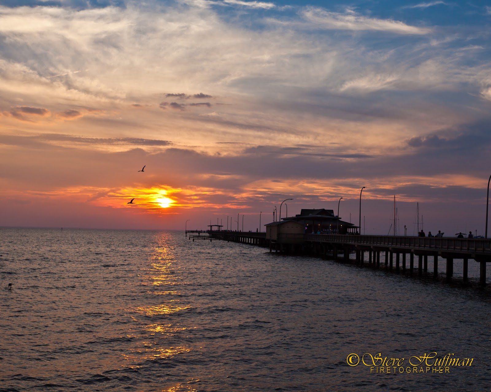 Steve HuffmanFiretographer Fairhope Pier and Sunset