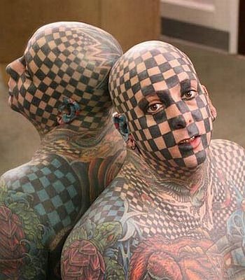 bad tattoos of face