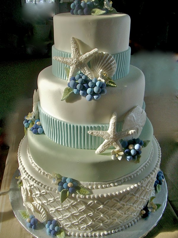 Wedding Cakes Pictures: Beach Themed Wedding Cakes