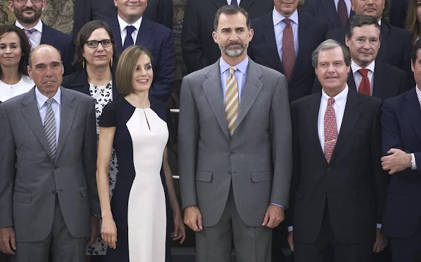 King Felipe and Queen Letizia attends audiences in Zarzuela Palace