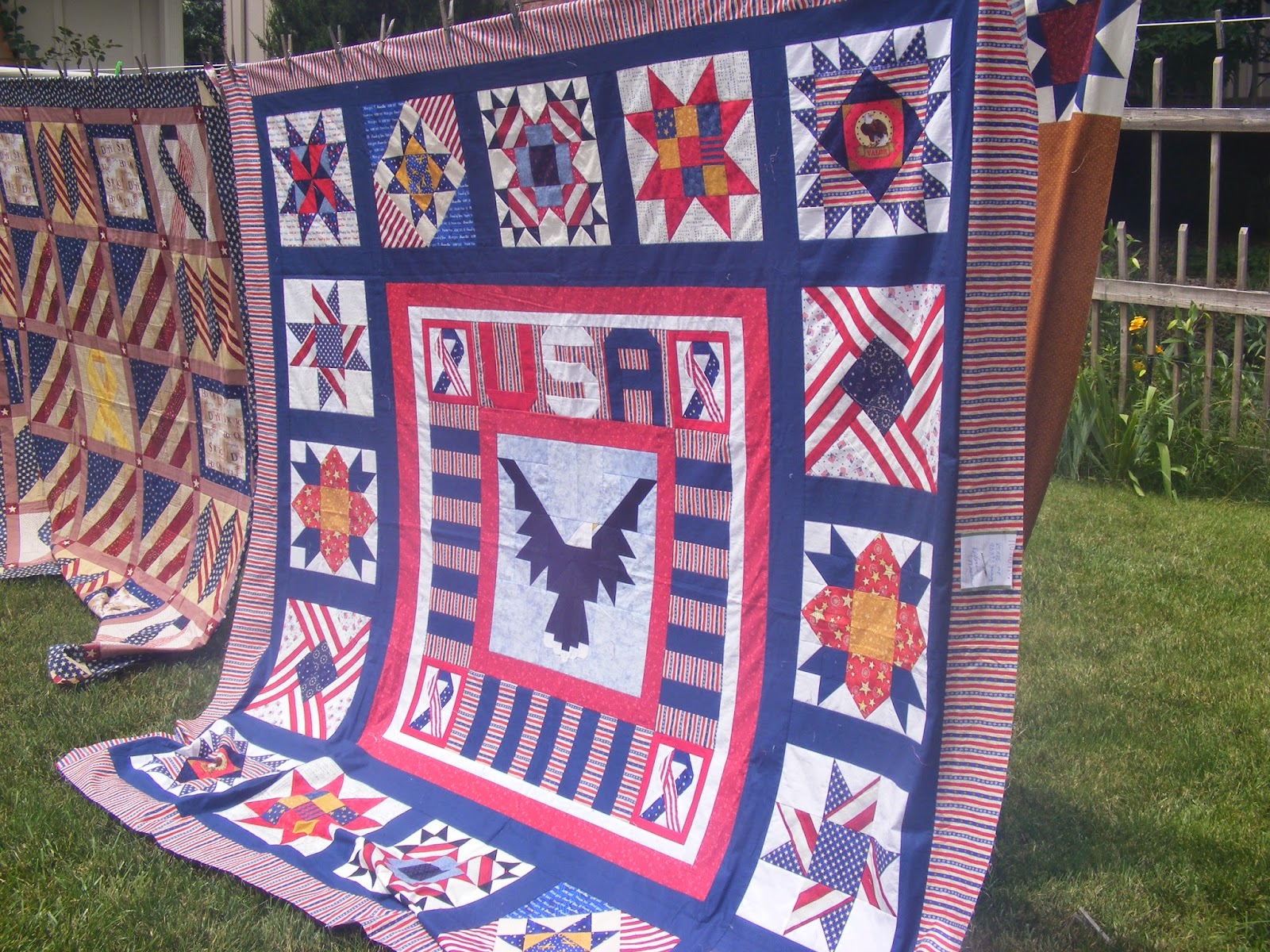 TIA CURTIS QUILTS Quilt Of Valor Ceremony