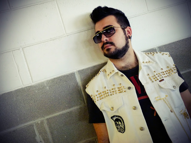 gilet punk toppe borchie