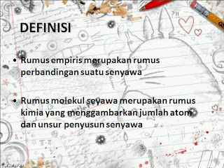 rumus empiris dan rumus molekul