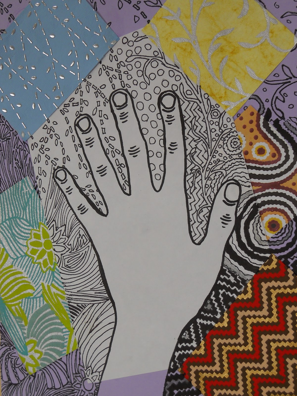 Line Design Art Project : A c new art department mr temple th grade line designs