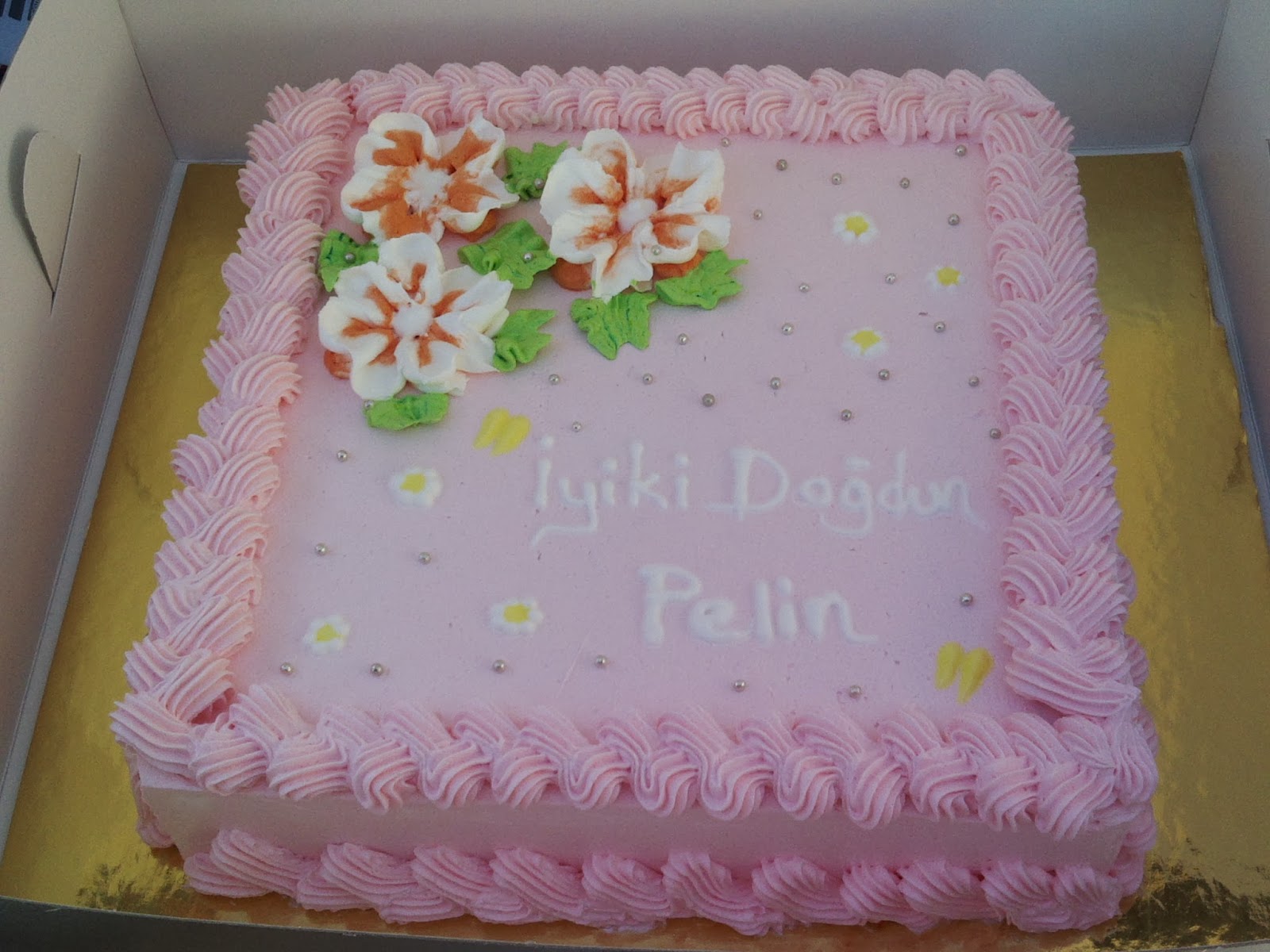 Pastali Dünya Pelin�in Doğum günü Pastası