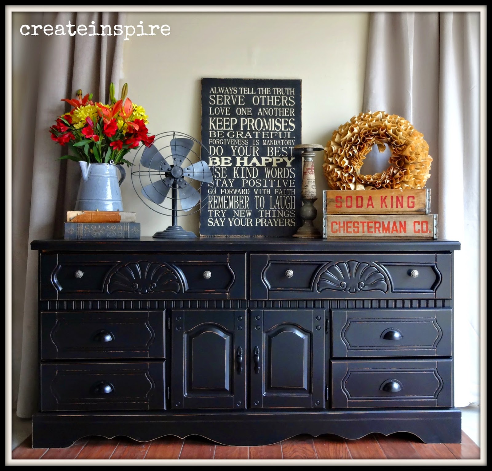 {createinspire} Painting MDF An 80's redo