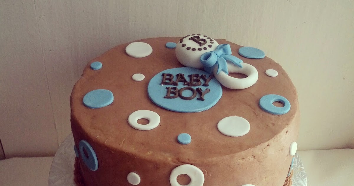 Second Generation Cake Design: Baby Boy Baby Shower Cake