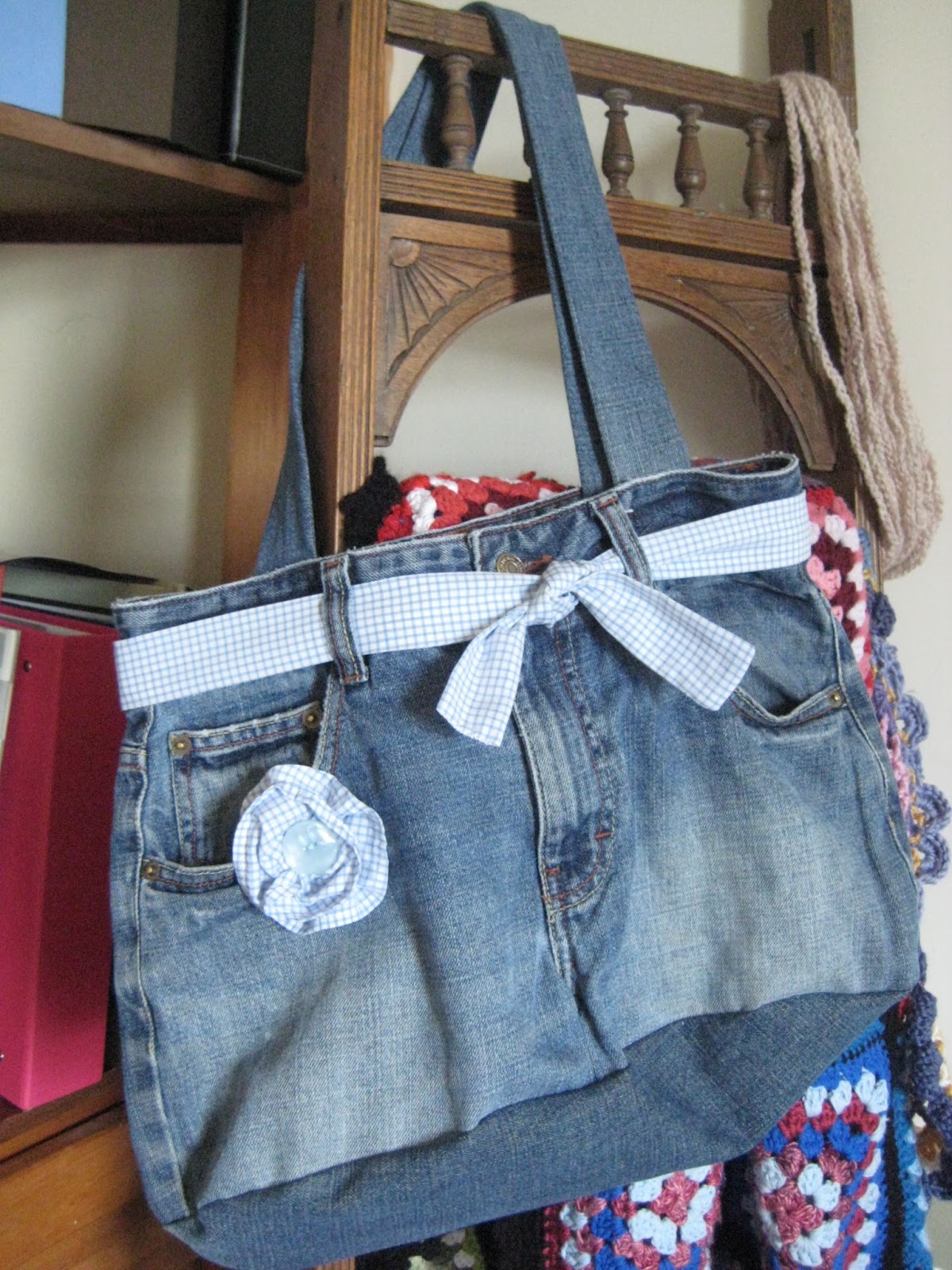 Three Stories High Denim bag tutorial