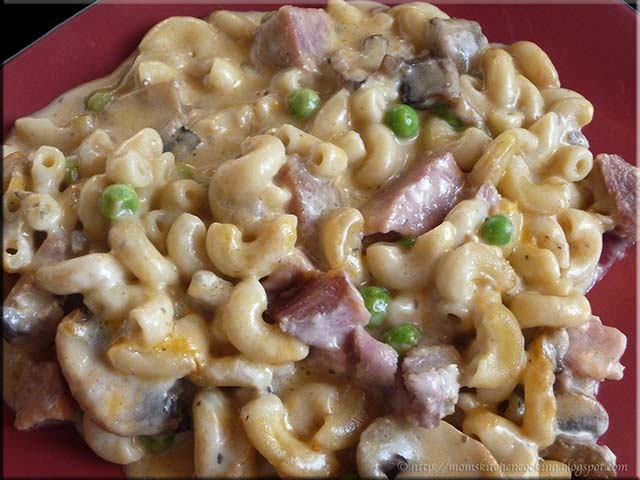 Mom's Cafe Home Cooking: Ham and Mushroom Casserole