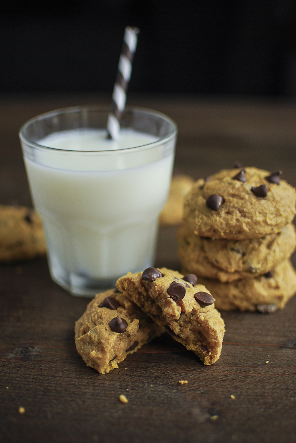 Dairy Free Pumpkin Chocolate Chip Cookies Katie Cakes