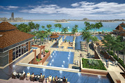 Under Construction Project : 2011, The Royal Amwaj at Palm Jumeirah, . (ra pool cam )