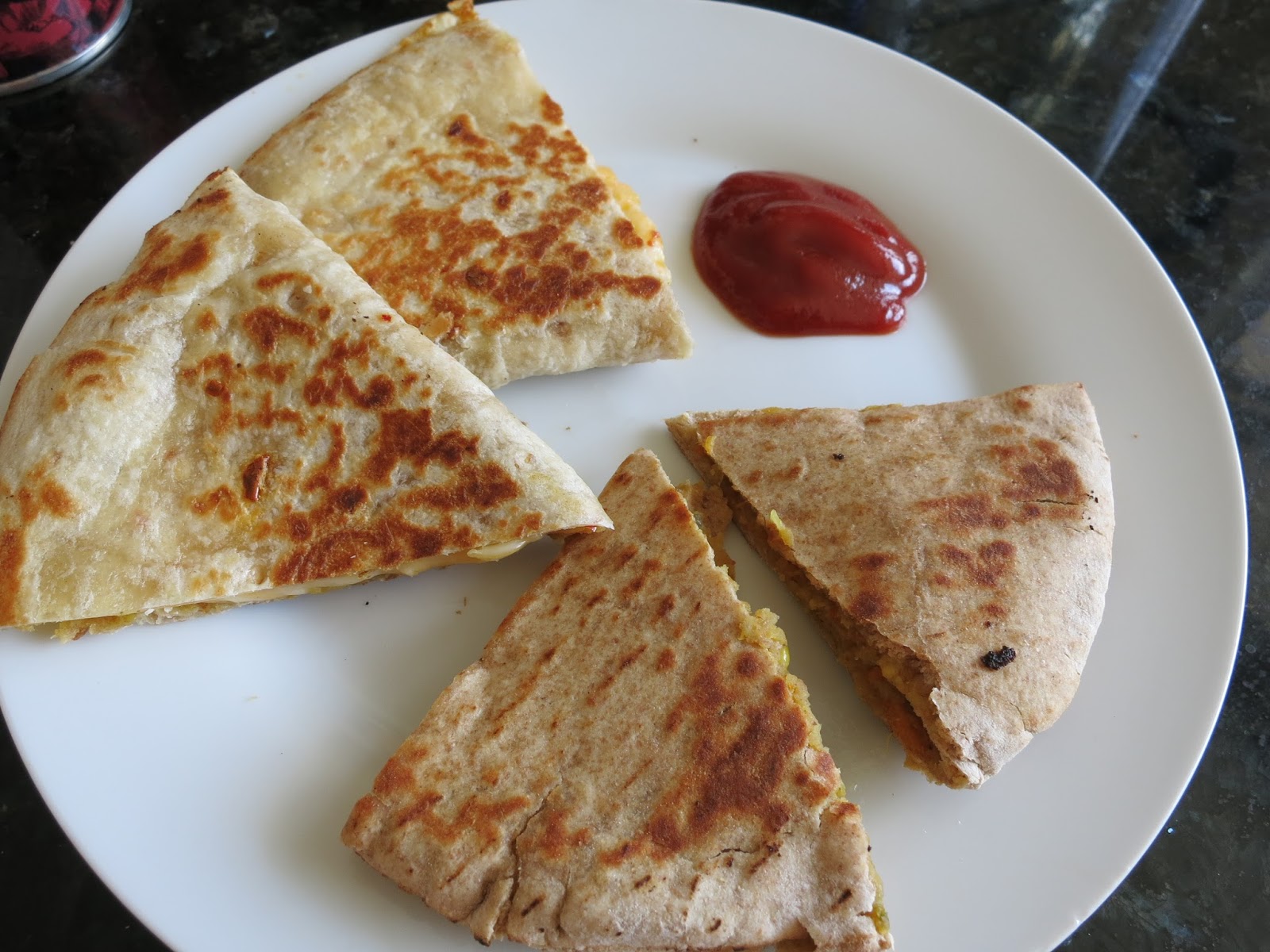 Geetha's Kitchen Pita Bread Skillet Samosas (Skillet Toasted Samosas)