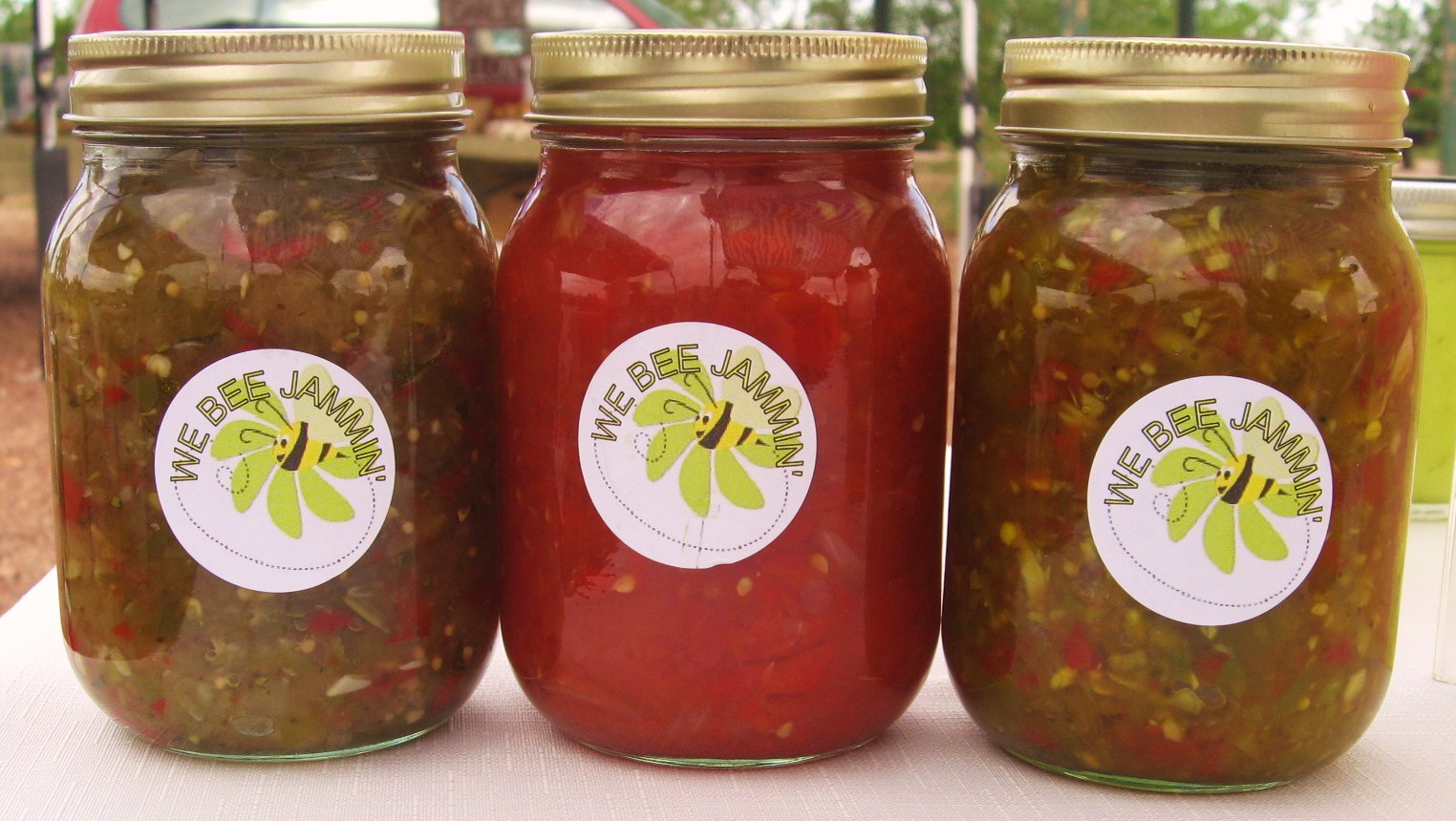 WeBeeJammin' Relishes, Salsas & Sauces