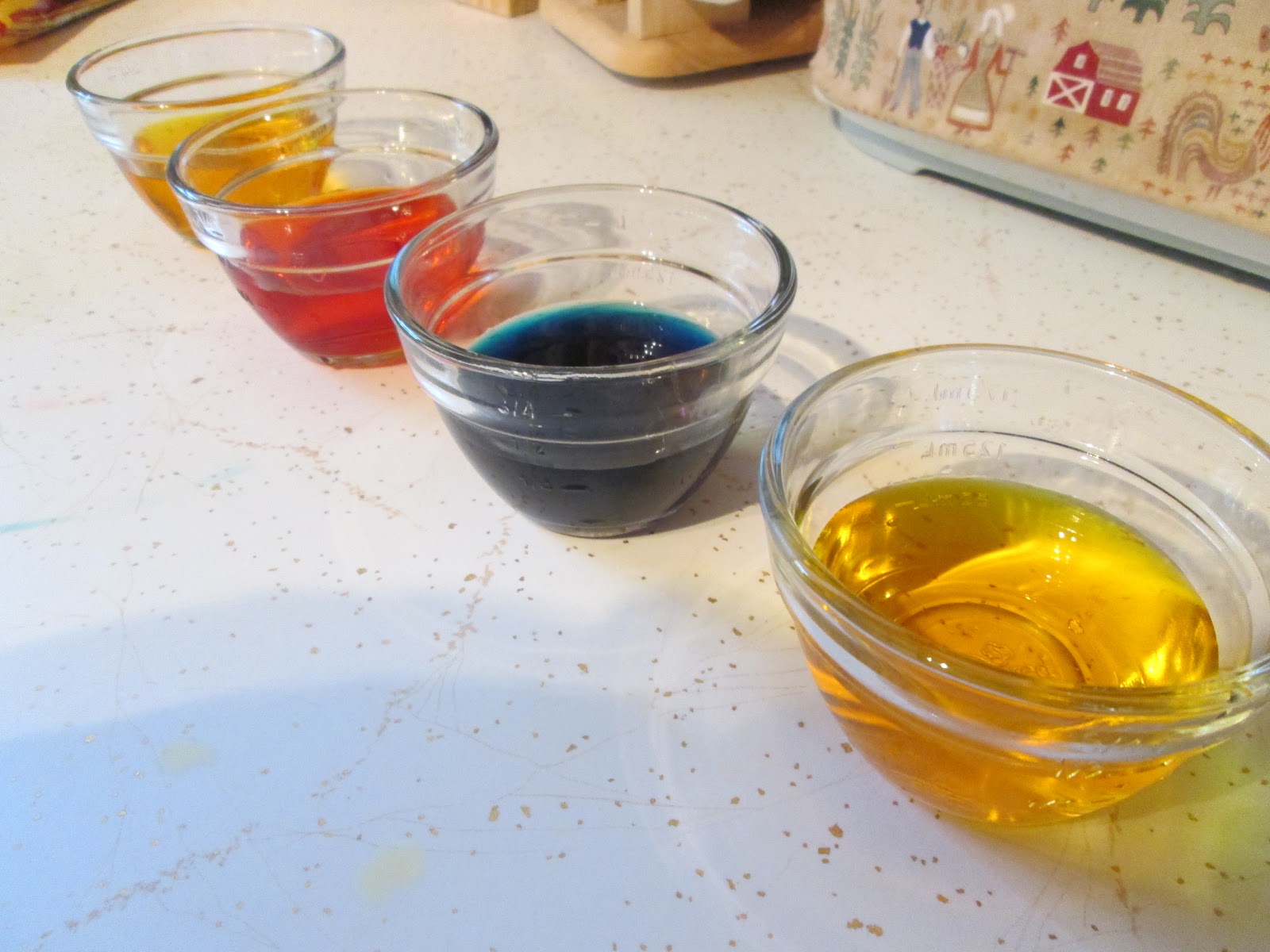 walk in the sunshine Colored Water Experiment