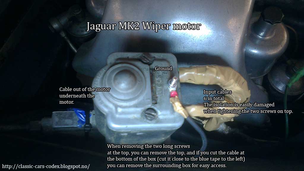 ClassicCar Experience Sharing Jaguar wiper motor problems