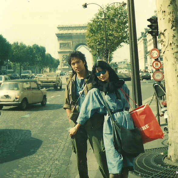 Ikang Fawzi & Marissa Haque, Sept 1986 di Paris, Perancis