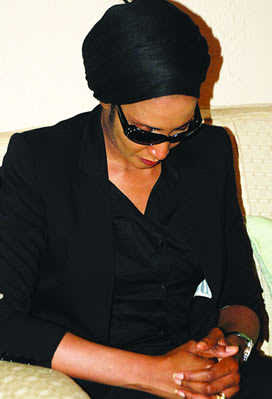 Ojukwu's Widow Bianca Returns To Nigeria. 1
