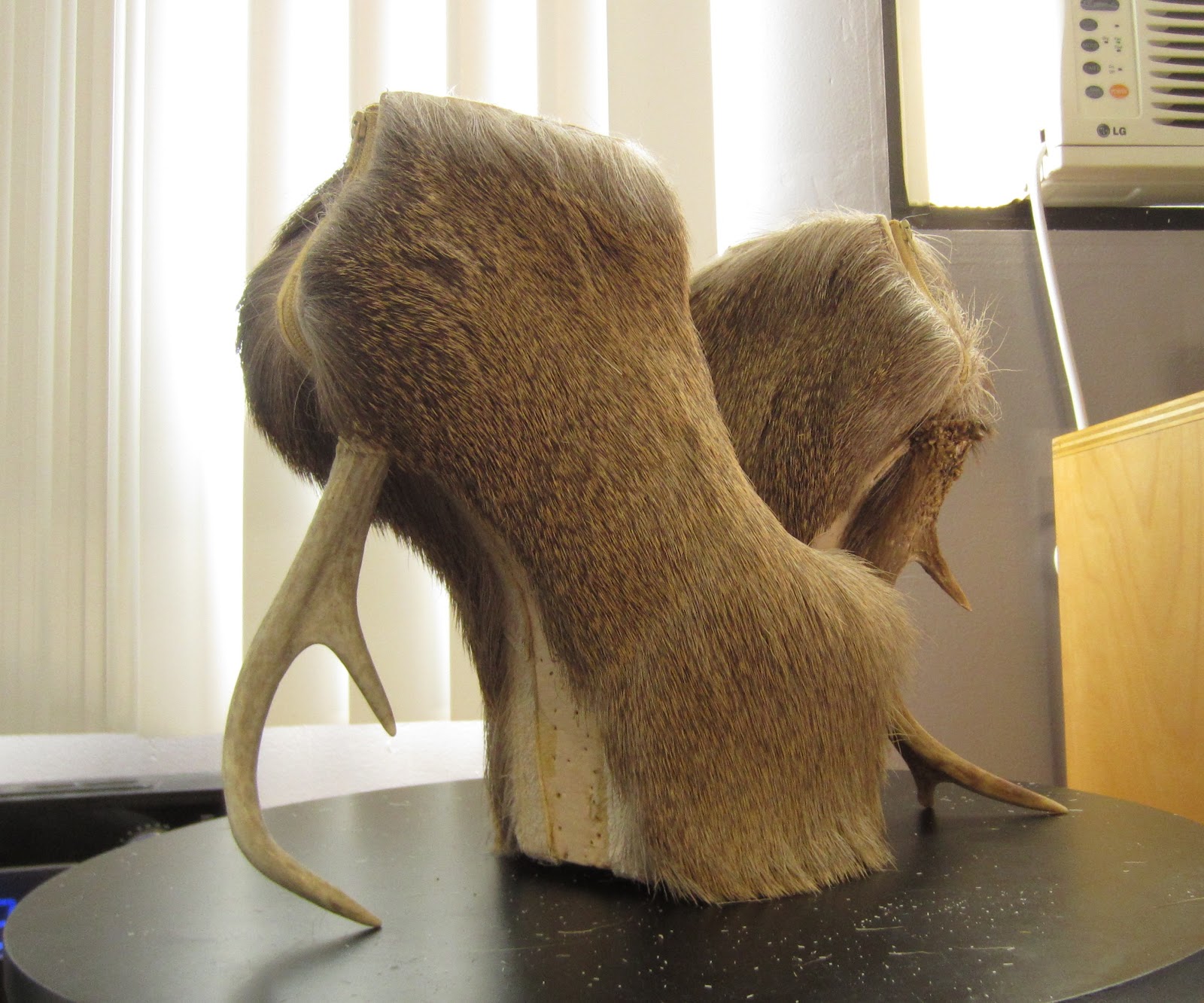 D.J. DeGayner Almost done Deer Fur Boots