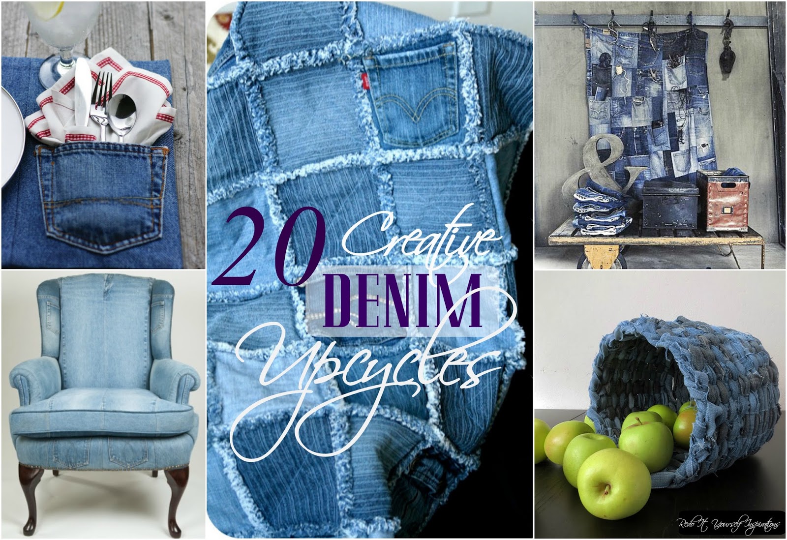 Repurposing Denim Jeans Redo It Yourself Inspirations Repurposing