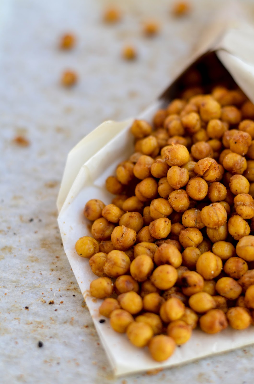 Honey soy roasted chickpeas embody the virtue of being versatile. The