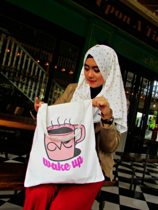 Totebag Wake up Yes