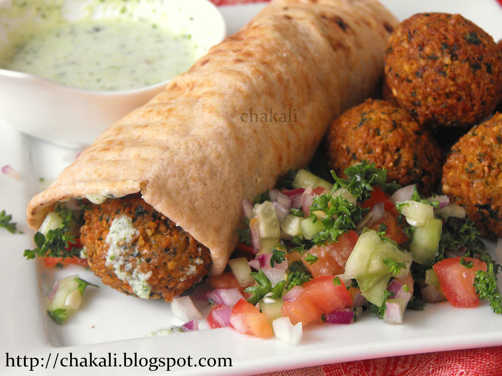 Falafel Wraps चकली