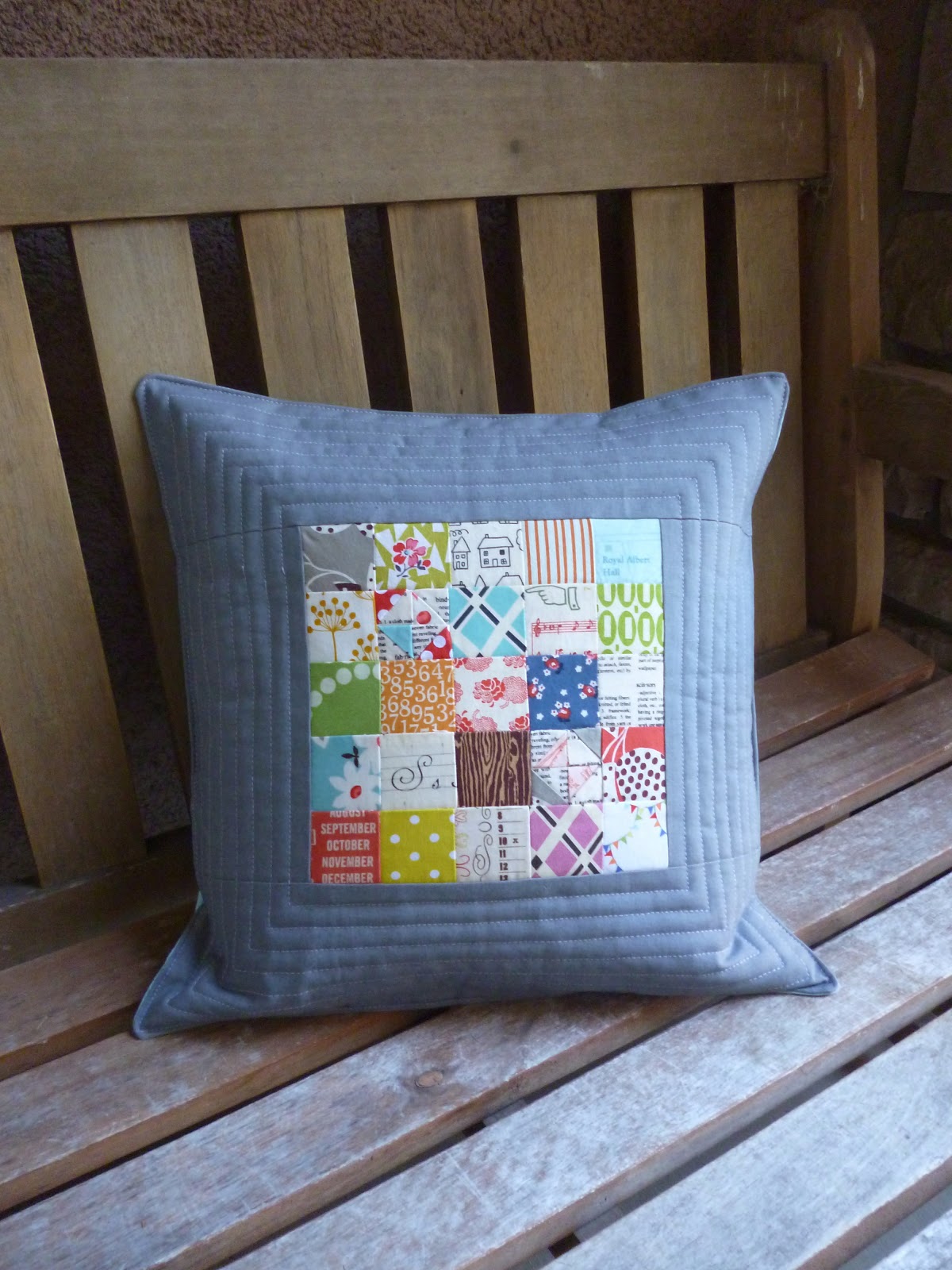 Fabric Mutt Pillows & Progress