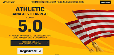 betfair Athletic gana Villareal cuota 5 Copa 6 enero betfair Athletic gana Villareal cuota 5 Copa 6 enero