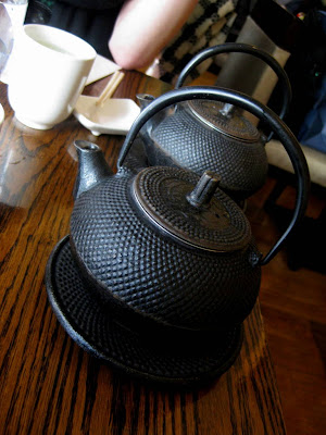 Pots of Tea at Natsumi Restaurant in New York, NY - Photo by Michelle Judd of Taste As You Go