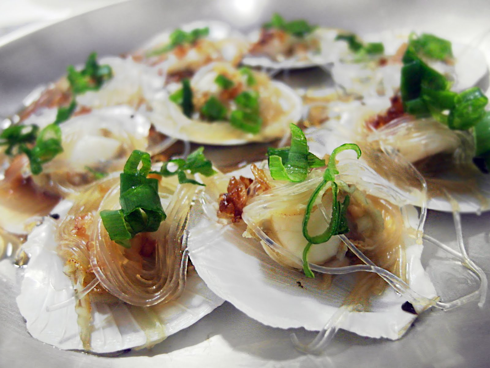 polyphagia ♣ steamed scallops in shell