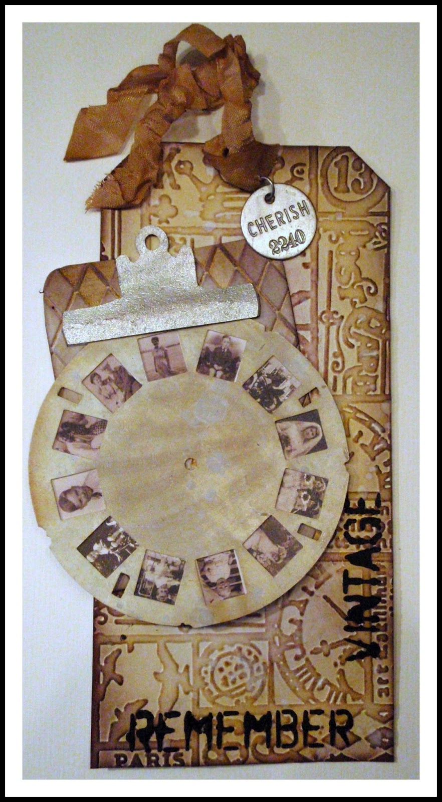 Redanne Playing with new Tim Holtz CHA 2013 dies