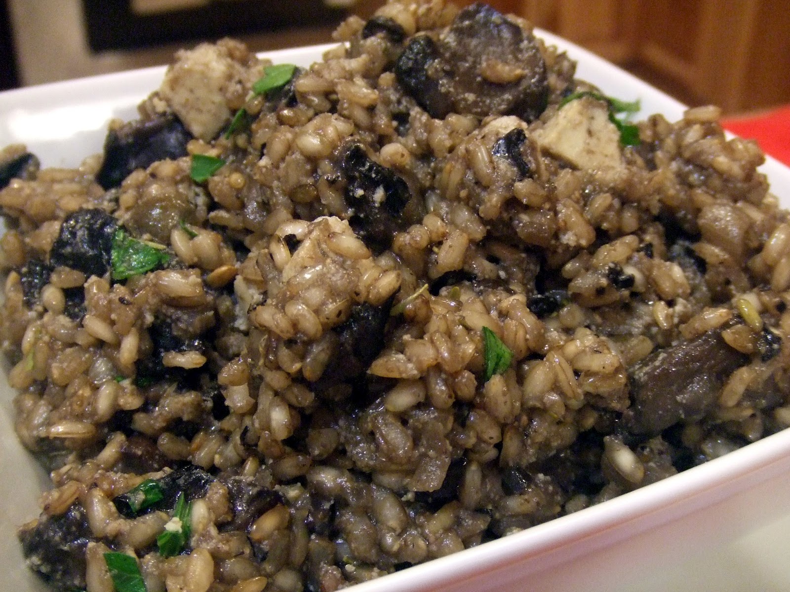Veganmofo Gordon Ramsay And Brown Rice Risotto With Portobello