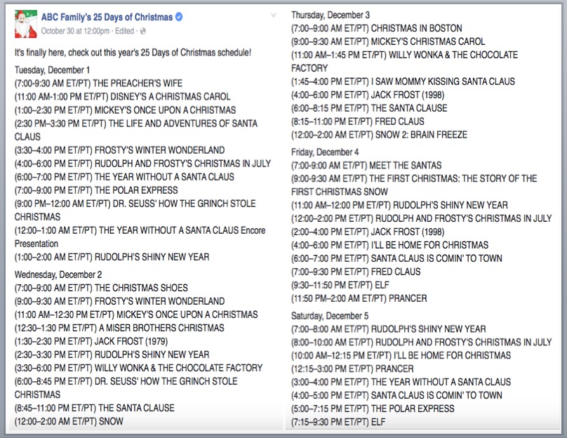 Easy As DIY ABC Family's 25 Days of Christmas Printable & Highlight