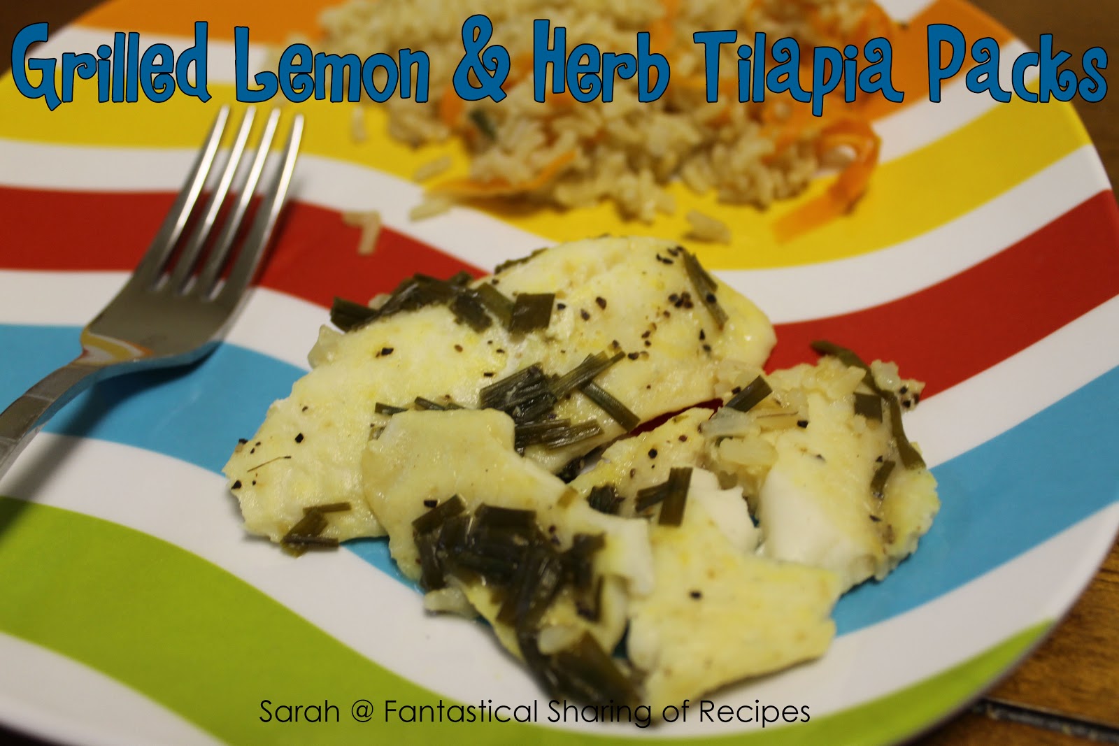 Fantastical Sharing of Recipes Grilled Lemon & Herb Tilapia Packets