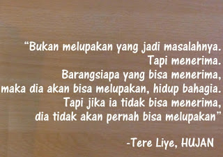 Kata-Kata Tere Liye Kata-Kata Tere Liye