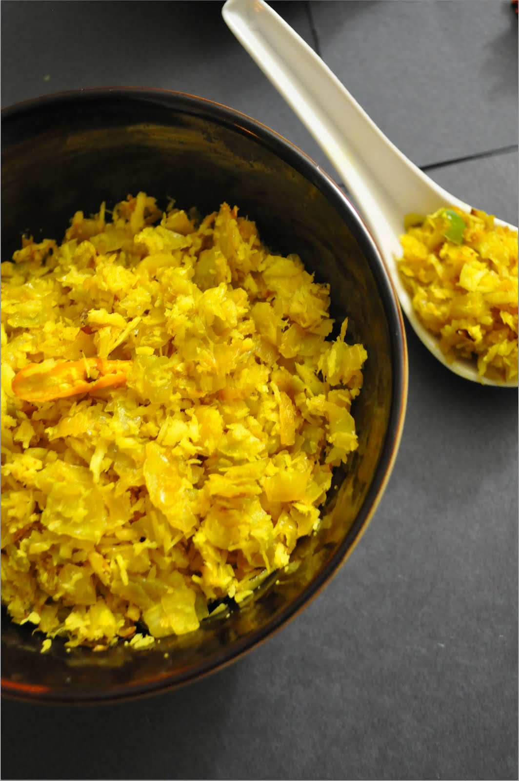Cabbage Thoran / KeralaStyle Cabbage Stir fry (Guest Post 20 By